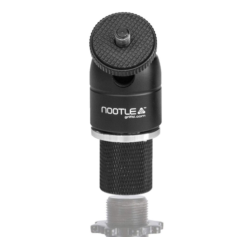 GRIFITI NOOTLE Music MIC Stand Adaptor 5/8â€ 27 Female to 1/4â€ 20 Male and MINI Ball Head for Cameras, Phone and Tablet MOUNTS - Image 2
